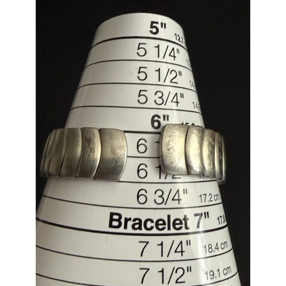 Kenneth Cole Watch Womens Silver Black Cuff Bangle